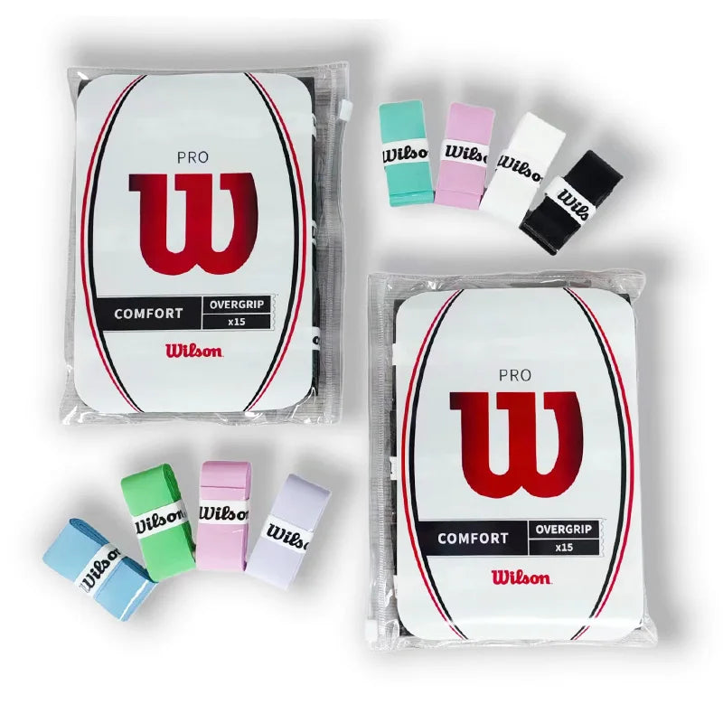 OVERGRIP - Wilson Padel e Tennis Overgrip Sweat Band Absorption Grip PU Tennis Griptape Padel Racket Grip