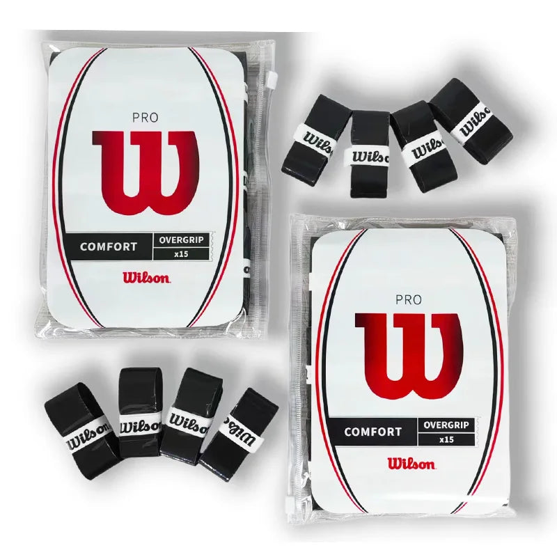 OVERGRIP - Wilson Padel e Tennis Overgrip Sweat Band Absorption Grip PU Tennis Griptape Padel Racket Grip